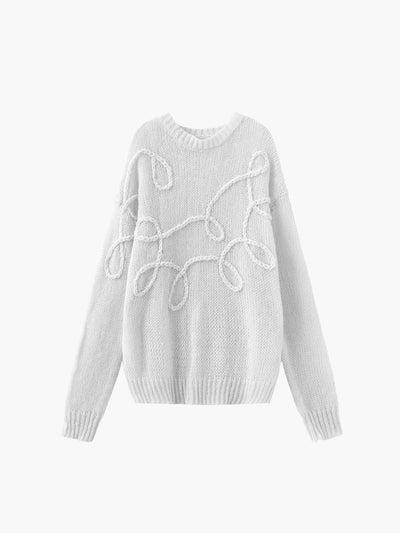 Seame - Catherine Pullover White S