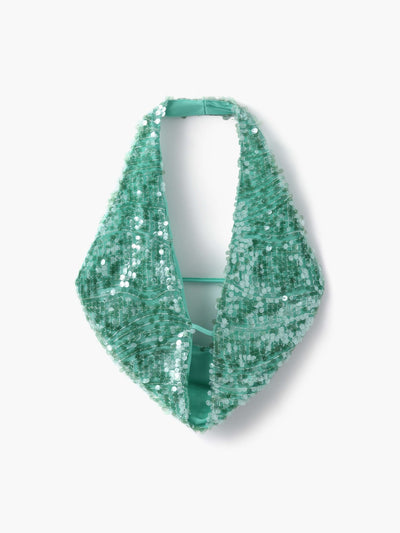 Seame - Chloe sequin Top Green S