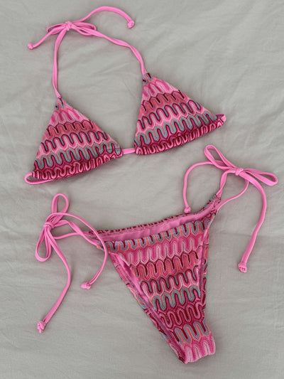 Seame - Donna Bikini Set Blue S