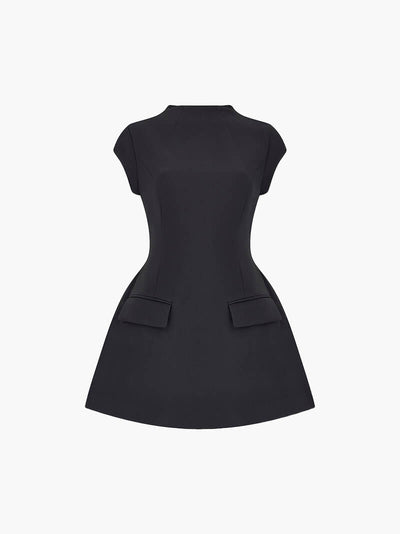 Seame - Ella mini dress black XS