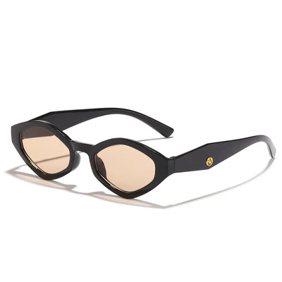SEAME - Emily Cat Eye Sunglasses Black Orange Regular