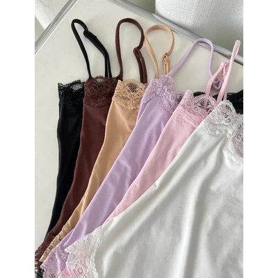 SEAME - Isla Lace Wireless Bodysuit Dark Brown M