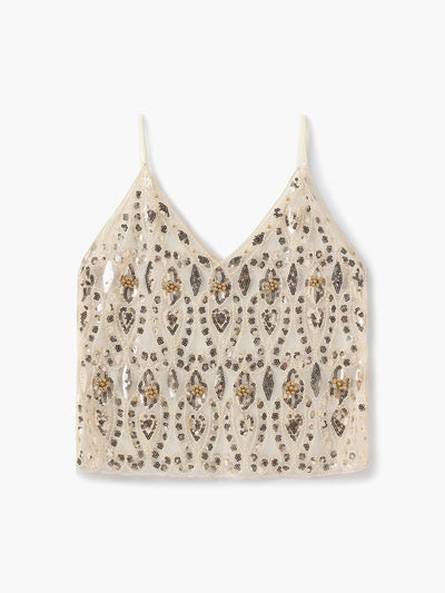 Seame - Jane embellished Top Gold S