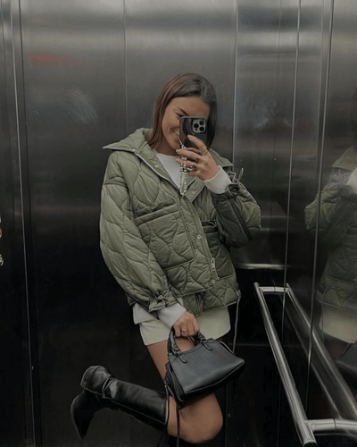 SEAME - Jessica Coat Green XS