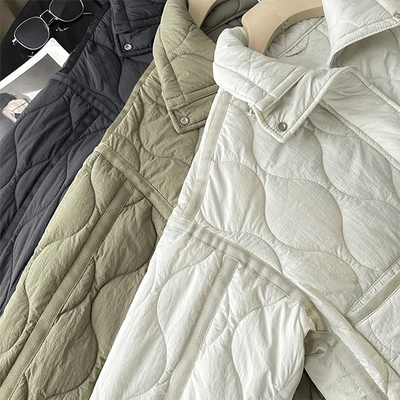 SEAME - Jessica - Women's Winter Coat with High Collar, Pockets & Loose Fit Black XS