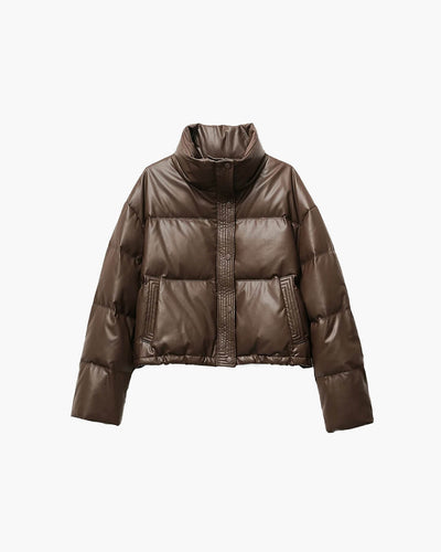 SEAME - Joan Down Jacket Brown S