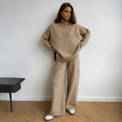SEAME - Kendra comfy Loungewear Set Beige S