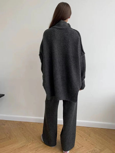 SEAME - Kendra comfy Loungewear Set Grey S