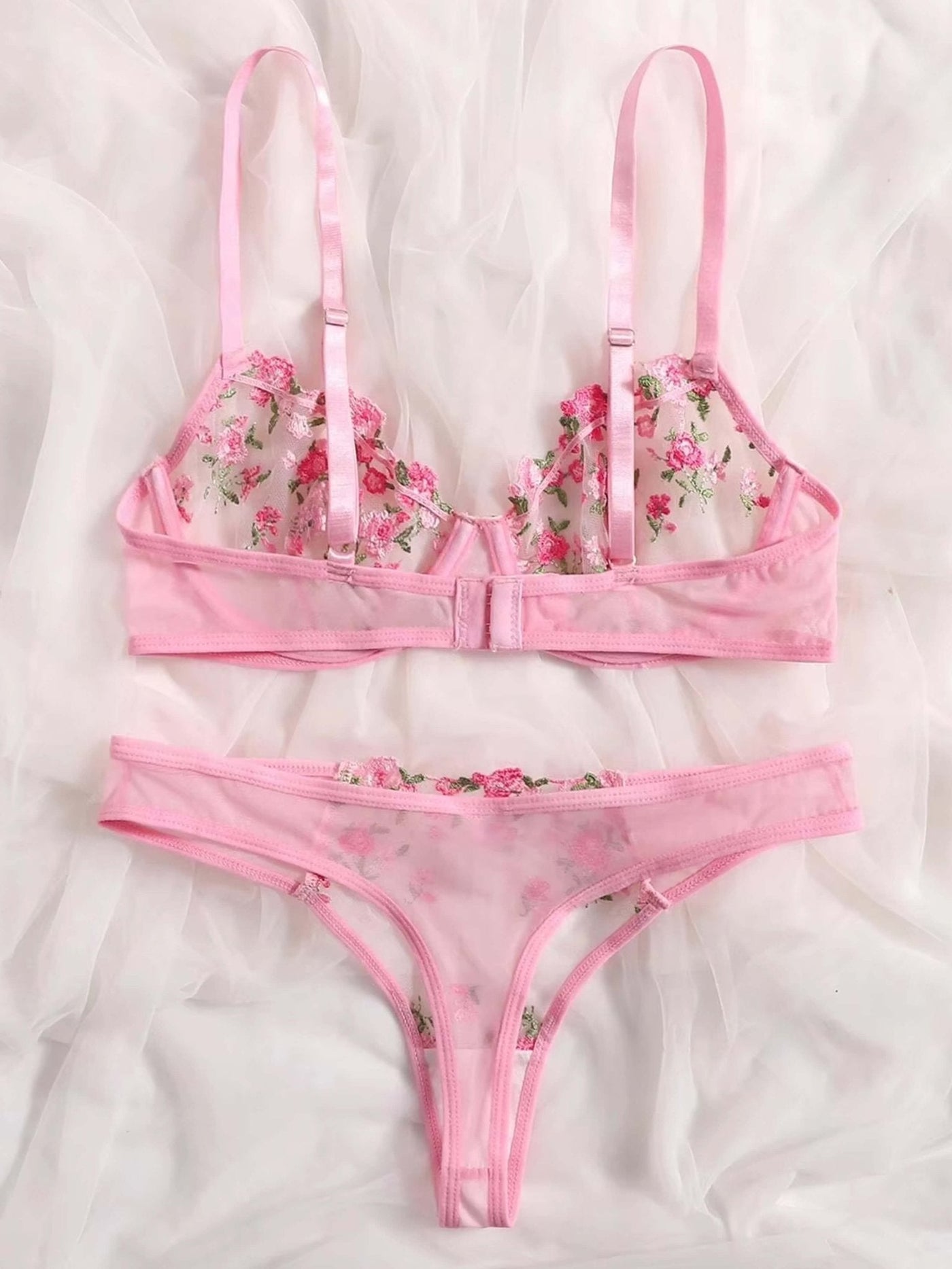 Seame - Kyla Lingerie Set Pink S