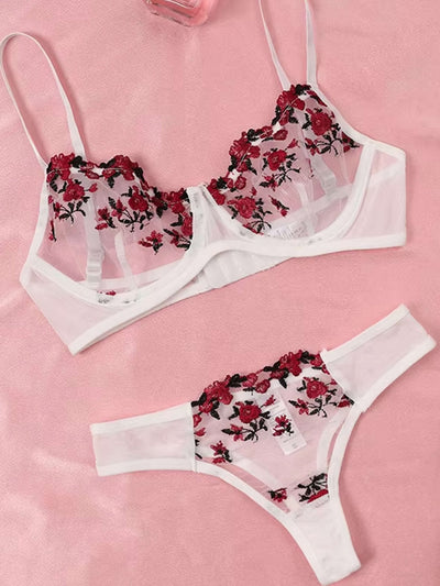 Seame - Kyla Lingerie Set White S