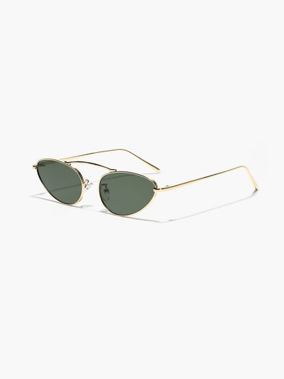 Seame - Raede Sunglasses Gold - Green Regular