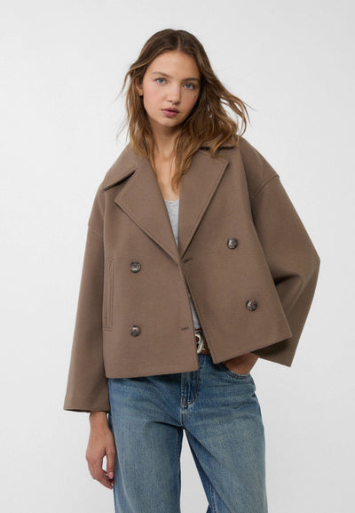 SEAME - Tatiana Coat Taupe XS