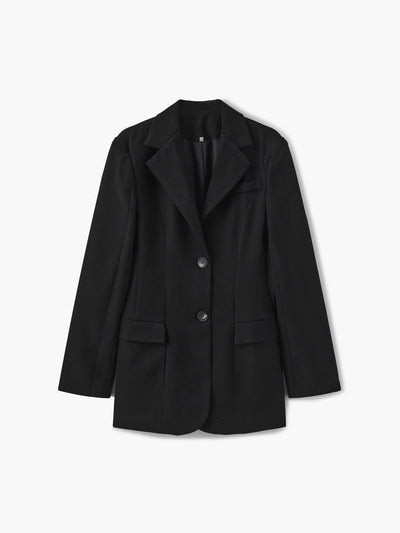 Seame - Zarla Long Sleeve Blazer Black S